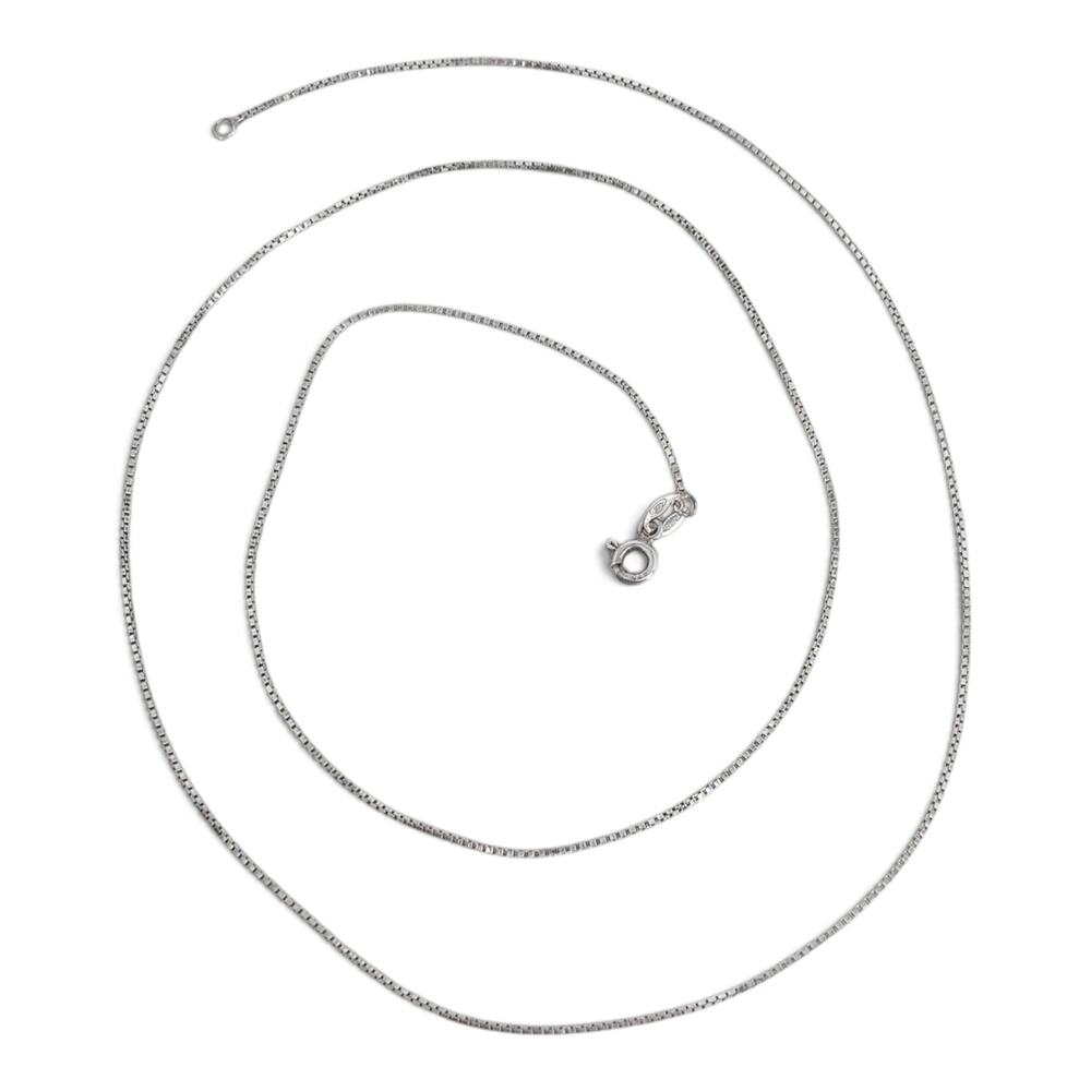 Sterling Silver 925 Delicate Thin Box Chain Necklace 24 Inch Minimalist